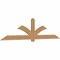 Ekena Millwork Redmond Smooth Timber Gable Bracket, Western Red Cedar, 108"W x 27"H x 1 1/2"D x 5 1/2"F, 6/12 Pitch GBW108X27X0206RED00SWR - alternate 4